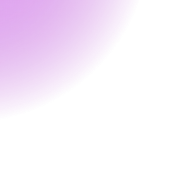 A soft, abstract gradient design with a glowing purple and pink hue concentrated on the left side